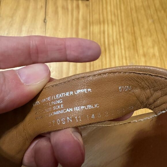 Tory Burch Cameron Thong Wedge Sandals Snakeskin-Embossed Women's Size US 5.5M - Picture 11 of 12